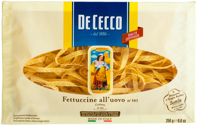 Макароны De cecco Fettuccine alluovo n.103, 250г
