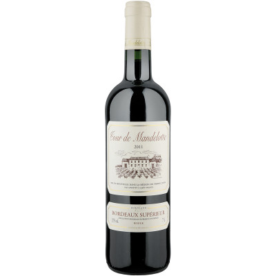 Вино Tour De Mandelotte Bordeaux Superieur AOC красное сухое 13%, 750мл
