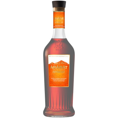Напиток спиртной Арарат Априкот на основе коньяка со вкусом абрикоса 35%, 500мл