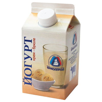 Йогурт Ярмолпрод фруктовый крем-брюле 1.5%, 500мл