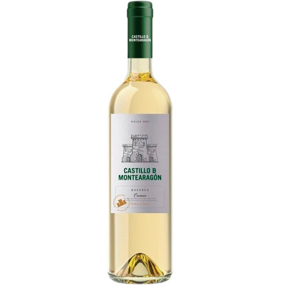 Вино Kastilo De Montearagon Макабео белое сухое 8.5-15%, 750мл