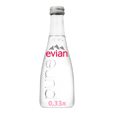 Вода Evian минеральная природная столовая негазированная, 330мл
