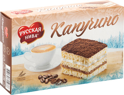 Торт Русская нива Капучино, 300г
