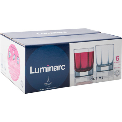 Набор стаканов Luminarc Октайм низких, 6х300мл