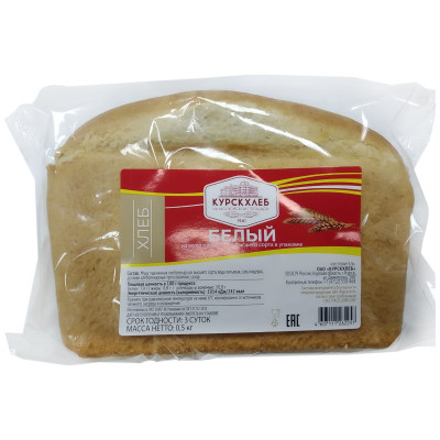 Хлеб белый высший сорт, 500г
