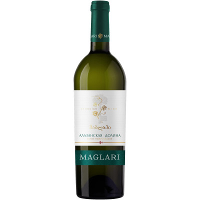 Вино Maglari Алазанская Долина белое полусладкое 12%, 750мл