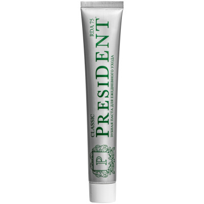 Зубная паста President Classic для защиты от кариеса, 75г