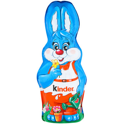 Фигурка шоколадная Kinder фигурный с внутренним молочным слоем в форме пасхального кролика, 110г