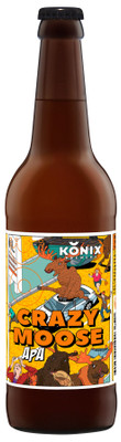 Пиво Konix Brewery Crazy Moose Ipa светлое нефильтрованное 5.5%, 500мл