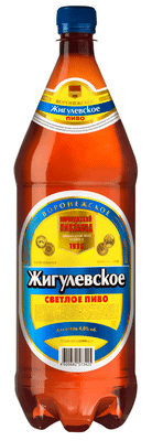 Пиво Воронежское Жигулевское светлое 4%, 1.35л
