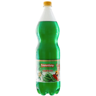 Напиток безалкогольный Лимонадкин Тархун среднегазированный, 1.5л