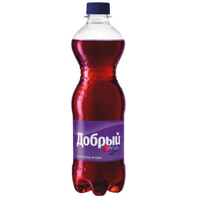 Напиток газированный Добрый Лесные ягоды безалкогольный, 500мл