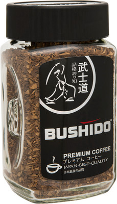 Кофе Bushido Black Katana натуральный растворимый, 100г