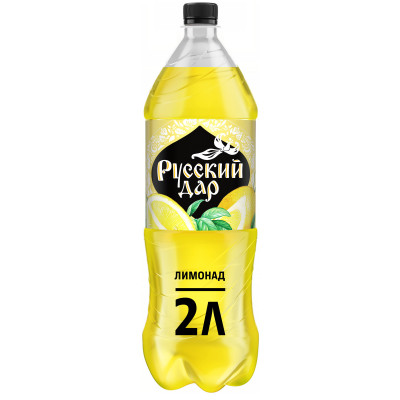 Напиток газированный Русский Дар Лимонад Лимон, 2л