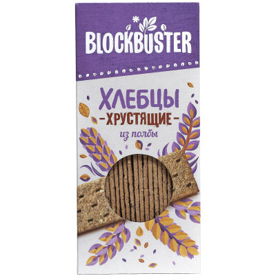 Хлебцы Blockbuster хрустящие из полбы, 130г