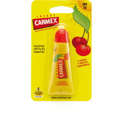 Бальзам для губ Carmex увлажняющий и солнцезащитный SPF15 с запахом вишни, 10г