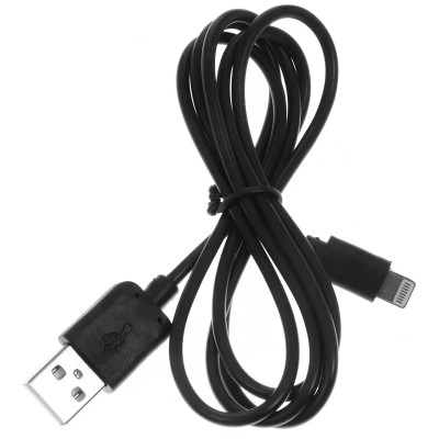 Дата-кабель Red Line USB-8-pin для Apple чёрный, 2м