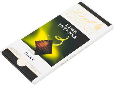 Шоколад тёмный Lindt Excellence со вкусом лайма, 100г