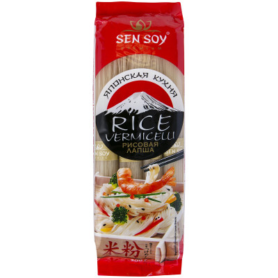 Лапша Sen Soy Premium Rice Vermicelli рисовая, 300г
