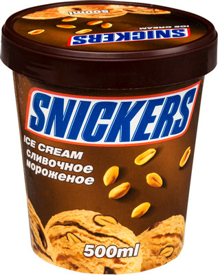 Мороженое Snickers, 375г