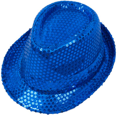 Изделие сувенирное Шляпа с Пайетками Синяя