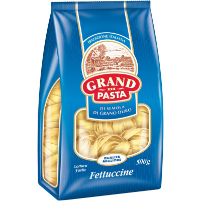 Макароны Grand Di Pasta Fettuccine Гнезда, 500г
