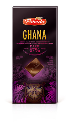 Шоколад горький Победа Вкуса Гана, 100г