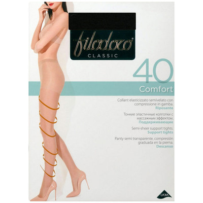 Колготки Filodoro Classic Comfort 40 Nero р.2