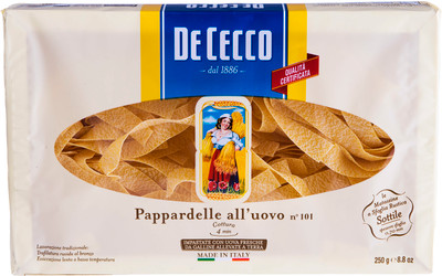 Макароны De cecco Pappardelle alluovo n.101, 250г