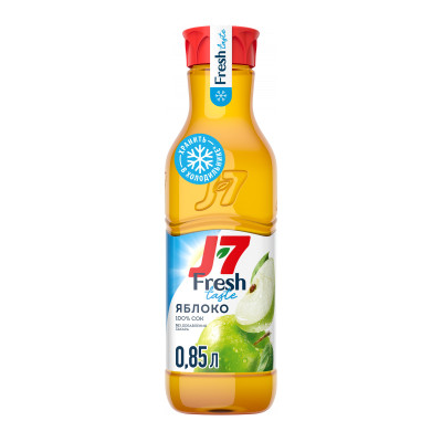 Сок J7 Fresh Taste Яблочный осветленный, 850мл