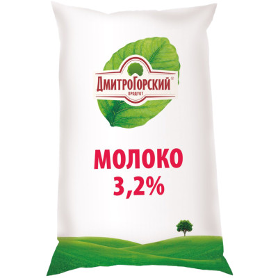 Молоко Дмитрогорский Продукт пастеризованное 3.2%, 900мл