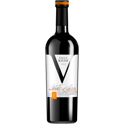 Вино Villa Krim Shevalie Rouge красное полусладкое 12%, 750мл