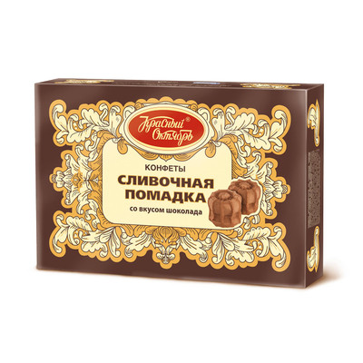 Конфеты Рот Фронт Сливочная помадка со вкусом шоколада, 250г