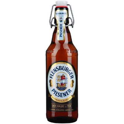 Пиво Flensburger Pilsener светлое 4.8%, 0,5л.
