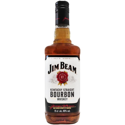 Виски Jim Beam зерновой Бурбон 40%, 750мл