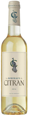 Вино Le Bordeaux de Citran белое сухое 12%, 375мл