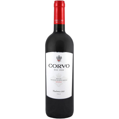 Вино Corvo Россо красное сухое 12%, 750мл