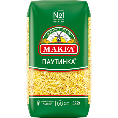 Макароны Makfa паутинка, 450г