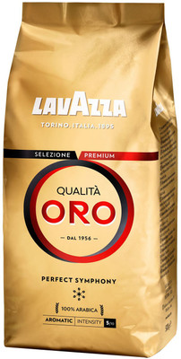 Кофе Lavazza Qualita Oro в зёрнах, 500г