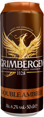 Напиток пивной Grimbergen Дабл Амбре на основе пива 6.5%, 500мл
