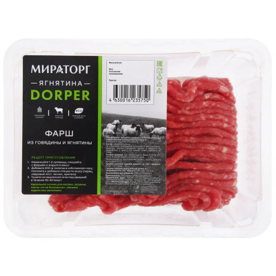 Фарш Мираторг Dorper из говядины и ягнятины, 400г
