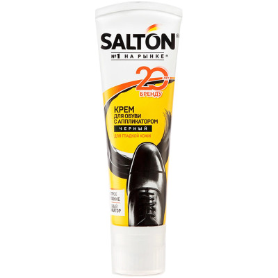 Крем для обуви Salton чёрный, 75мл