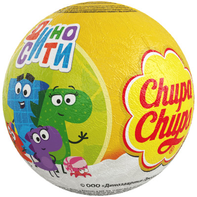 Шоколадный шар Chupa Chups с игрушкой-сюрпризом в ассортименте, 20г