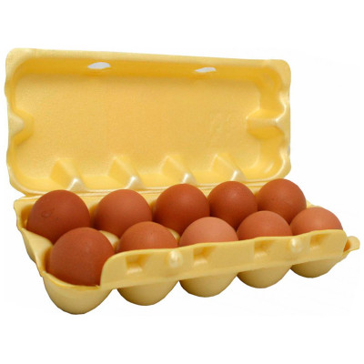Яйцо куриное Липецкое яйцо пищевое столовое СО, 10шт