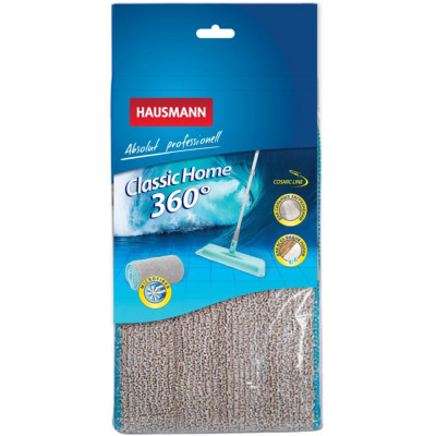 Насадка Hausmann Classic Home 360 сменная из микрофибры для швабры