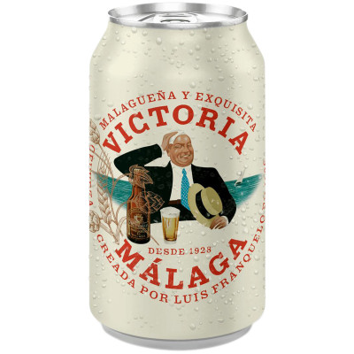 Пиво Victoria Malaga светлое фильтрованное 4.8%, 330мл
