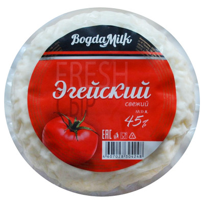 Сыр Богдамилк Эгейский свежий 45%, 300г