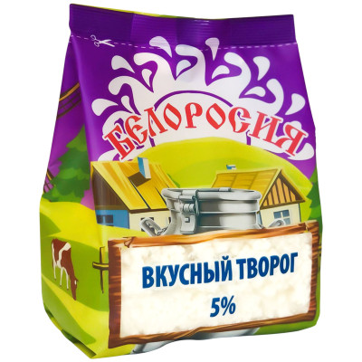 Творог Белоросия 5%, 400г