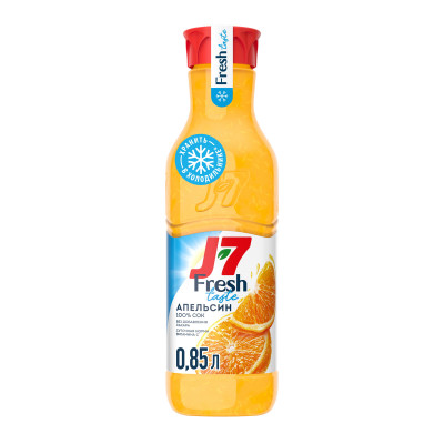 Сок J7 Fresh Taste Апельсин с мякотью, 850мл