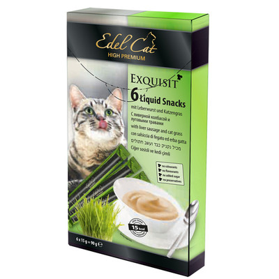 Лакомство Edel Cat крем-суп с лососем для кошек, 90г